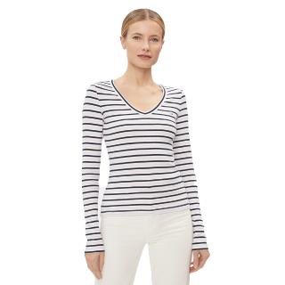 TOMMY HILFIGER TJW SLIM ESS STRIPE RIB V LS DW0DW17386