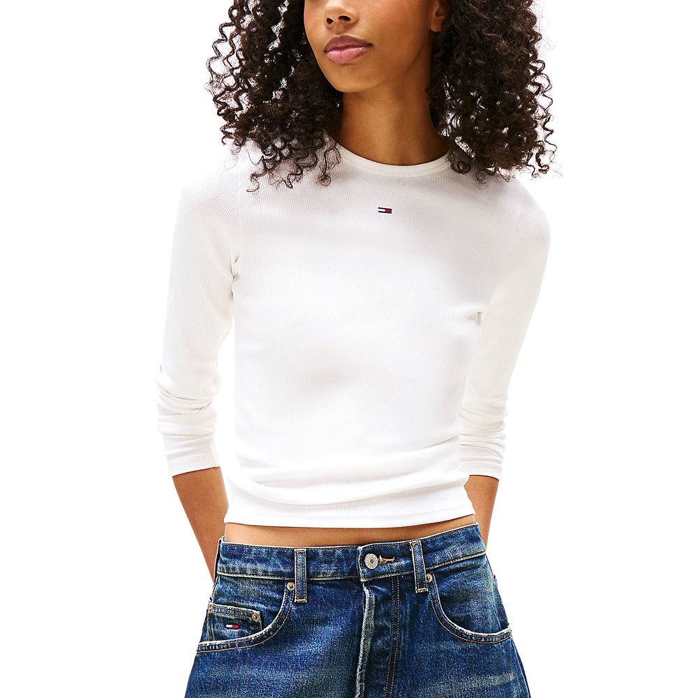 TOMMY HILFIGER TJW SLIM ESSENTIAL RIB LS DW0DW17387 1