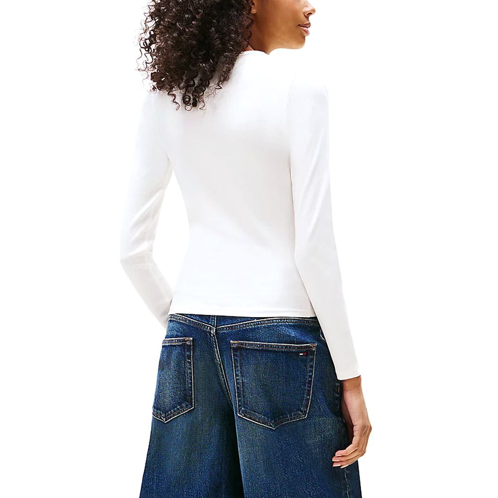TOMMY HILFIGER TJW SLIM ESSENTIAL RIB LS DW0DW17387 2