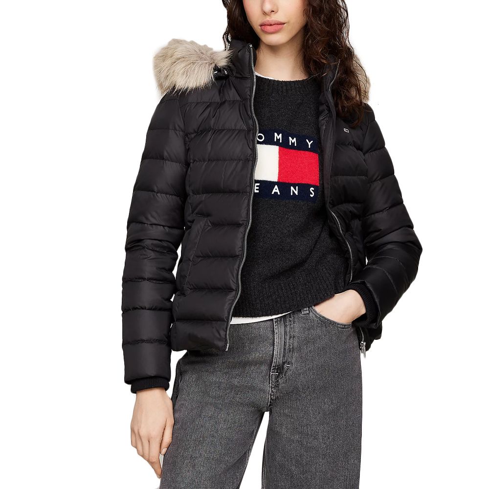 TOMMY HILFIGER TJW BASIC HOODED DOWN JACKET E DW0DW18312 1