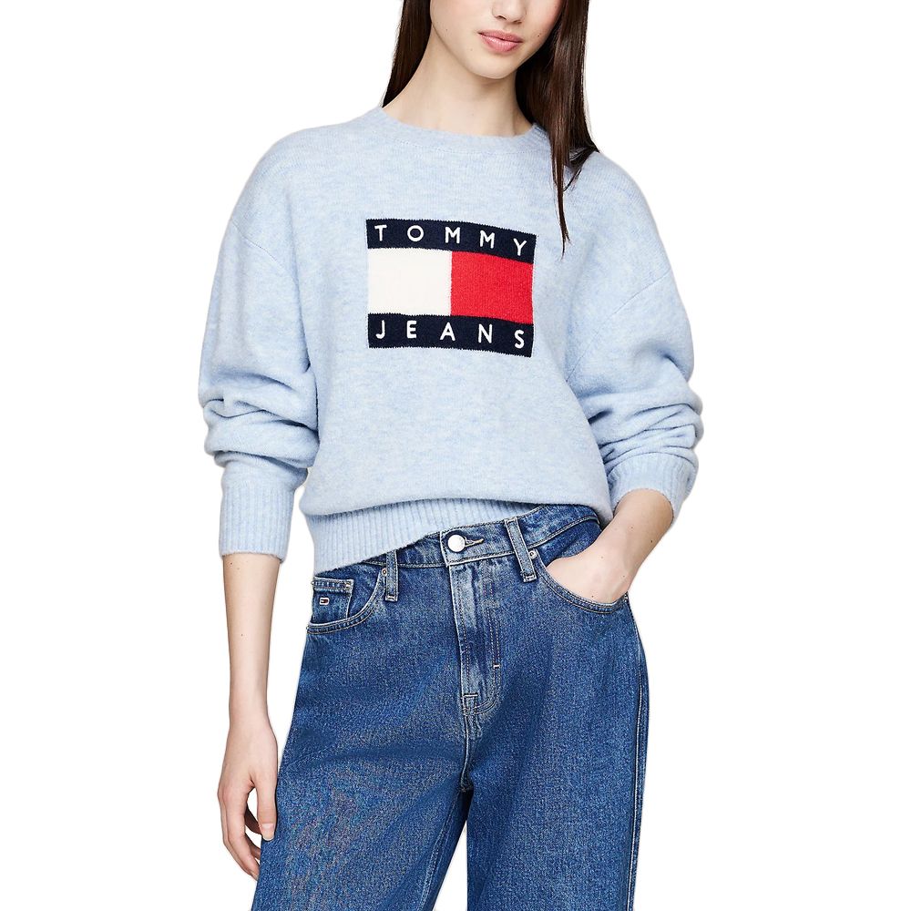 TOMMY HILFIGER TJW MELANGE FLAG SWEATER EXT DW0DW18681 1