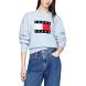 TOMMY HILFIGER TJW MELANGE FLAG SWEATER EXT DW0DW18681 1