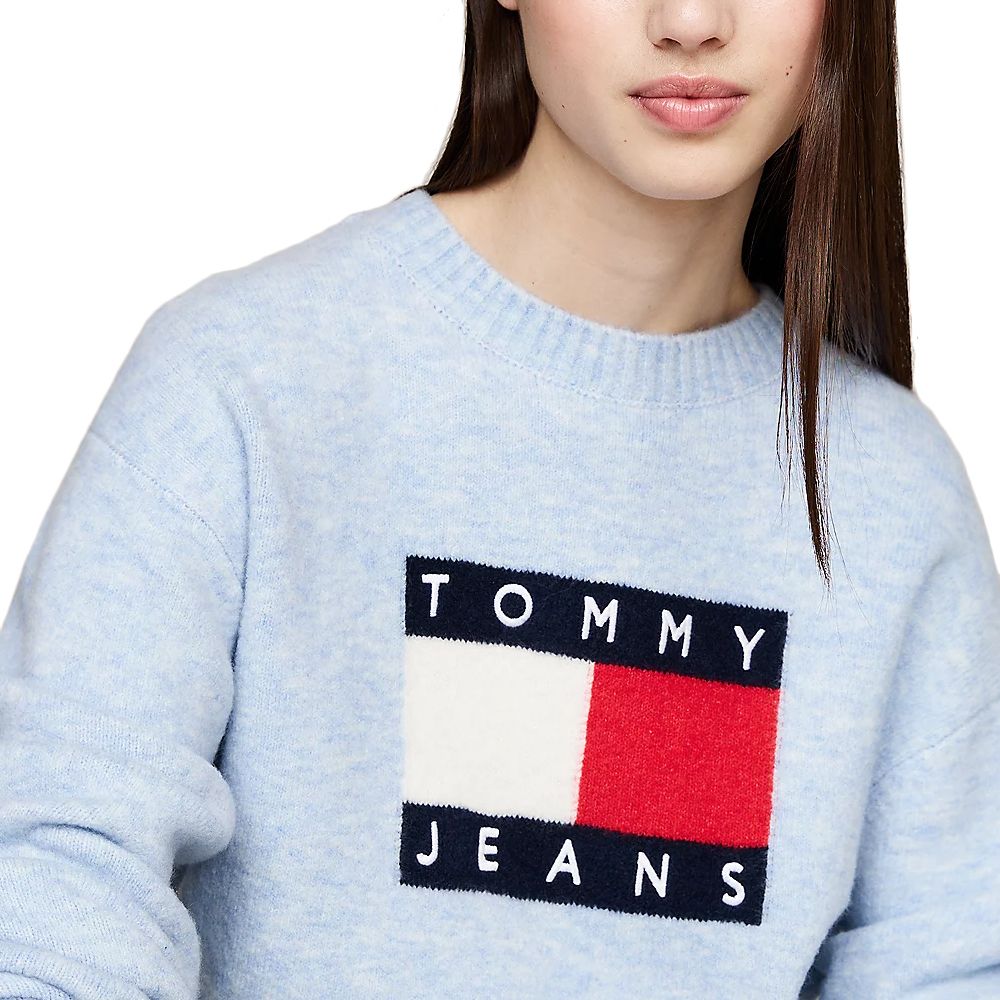 TOMMY HILFIGER TJW MELANGE FLAG SWEATER EXT DW0DW18681 3