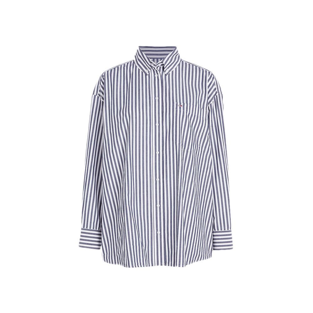 TOMMY HILFIGER TJW OVS PINSTRIPE SHIRT DW0DW19236 5