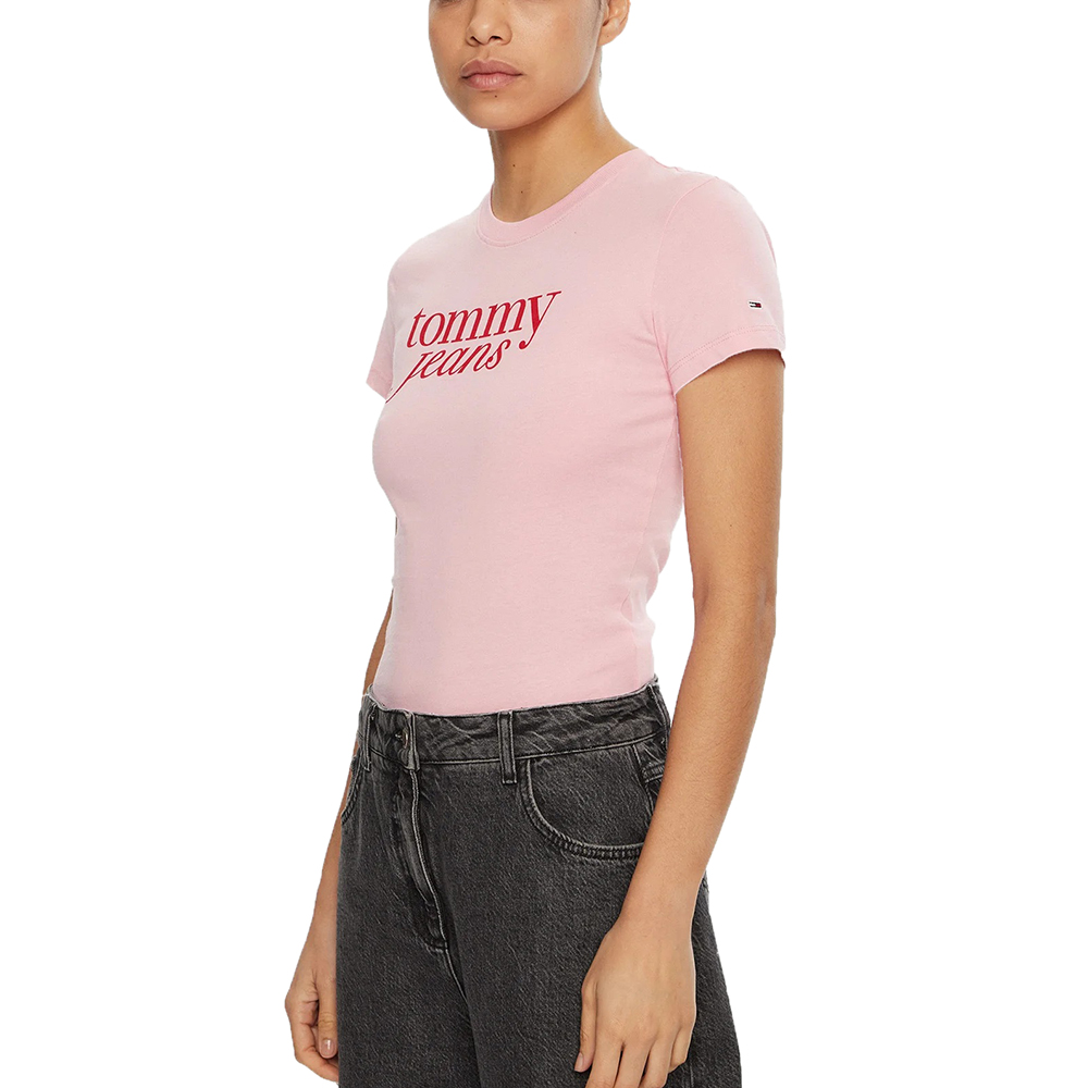 TOMMY HILFIGER SLIM ESSENTIAL LOGO TEE EX DW0DW19447 1