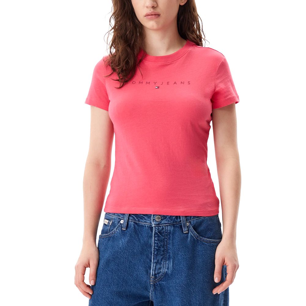 TOMMY HILFIGER TJW SLIM TONAL LINEAR TEE EXT DW0DW20315 1