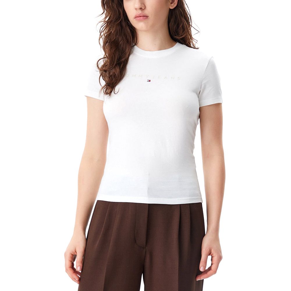 TOMMY HILFIGER TJW SLIM TONAL LINEAR TEE EXT DW0DW20315 1
