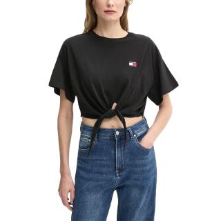 TOMMY HILFIGER TJW REG WAIST TIE BADGE TEE EX DW0DW20321