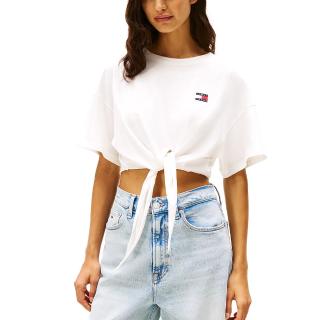 TOMMY HILFIGER TJW REG WAIST TIE BADGE TEE EX DW0DW20321