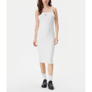 TOMMY HILFIGER TJW SCRIPT STRAP MIDI DRESS EX DW0DW20330