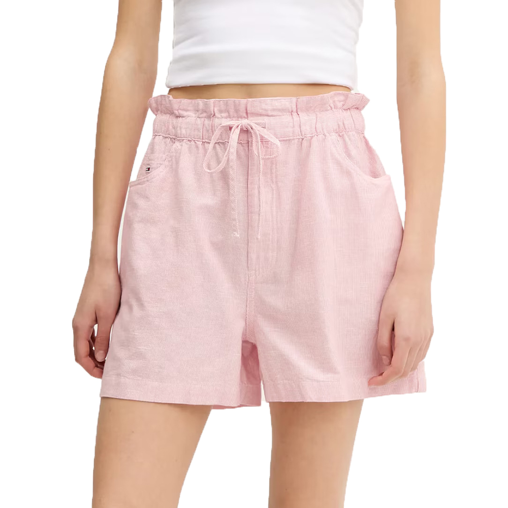 TOMMY HILFIGER TJW COTTON LINEN SHORT DW0DW20360 1