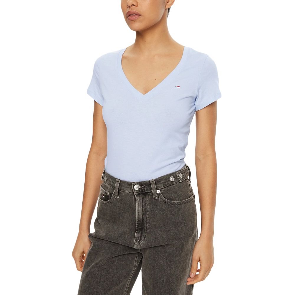 TOMMY HILFIGER TJW V-NECK TEE DW0DW20458 1