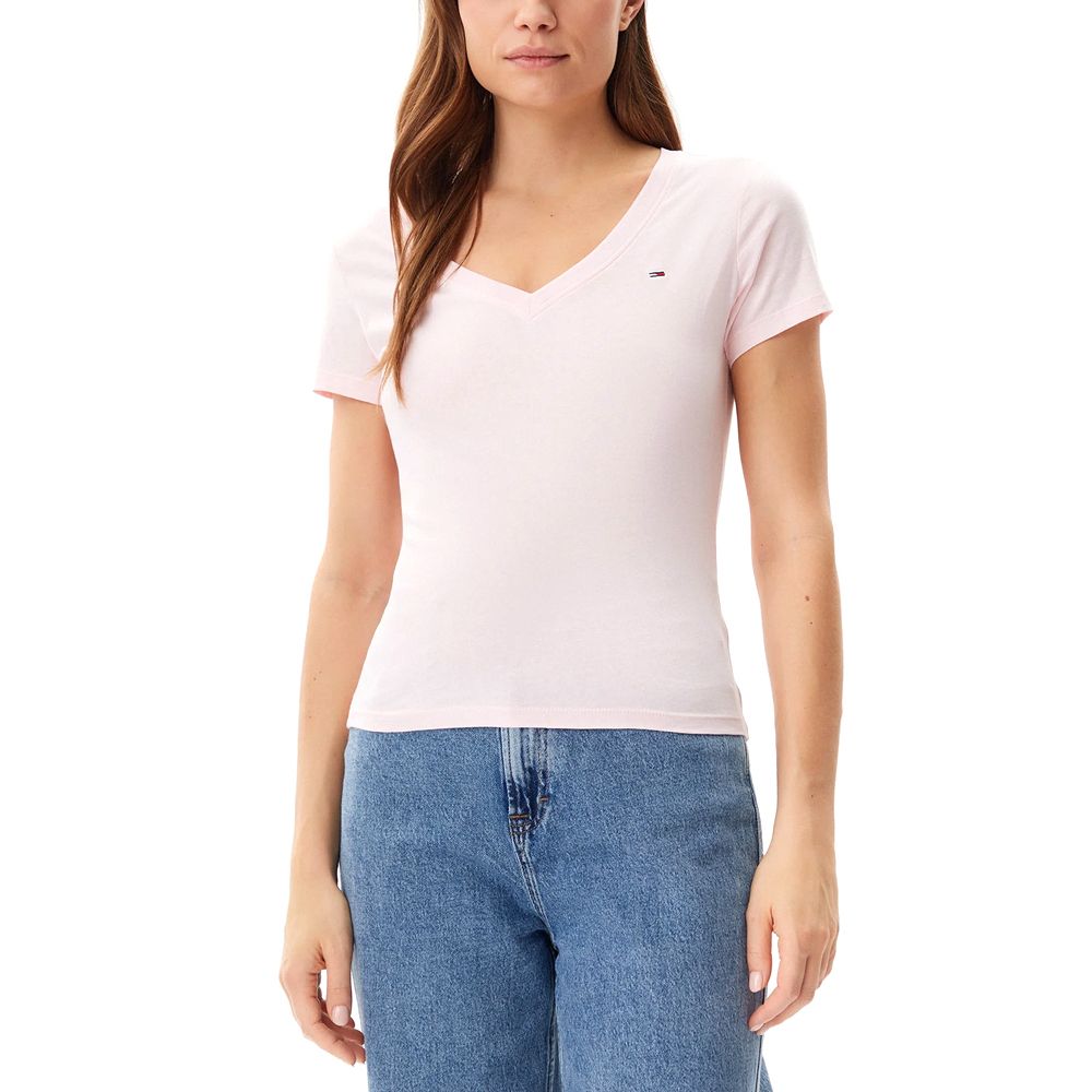 TOMMY HILFIGER TJW V-NECK TEE DW0DW20458 1