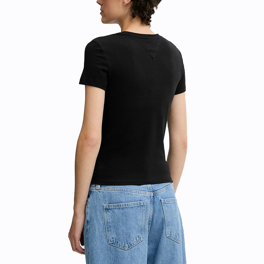 TOMMY HILFIGER TJW SLIM ESSENTIAL LOGO2 TEE E  DW0DW20913 2