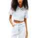 TOMMY HILFIGER CROPPED SS SHIRT CI6012 DW0DW21072 1