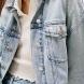 TOMMY HILFIGER OVSZ CROP TRUCKER JACKET BI601 DW0DW21289 3