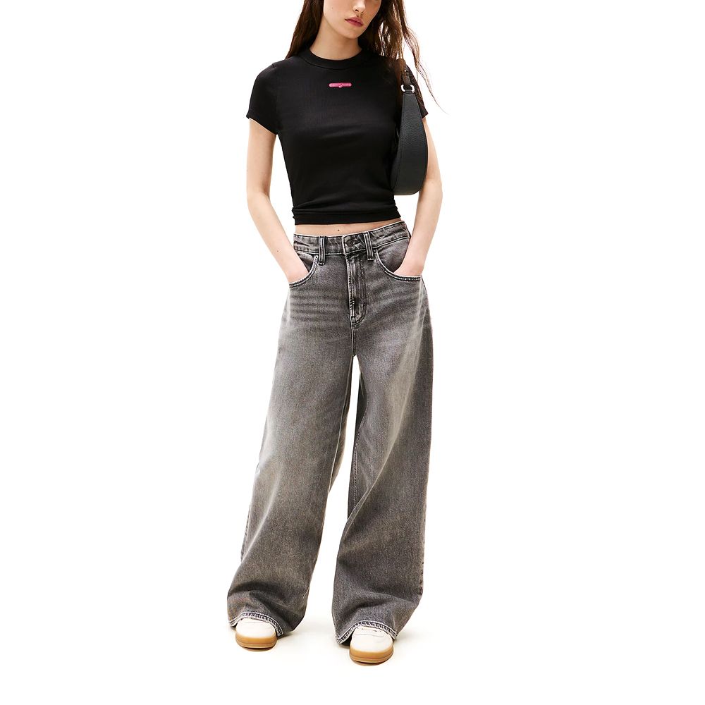 TOMMY HILFIGER TJW SLIM SCRIPT LABEL SS TEE E DW0DW21402 4