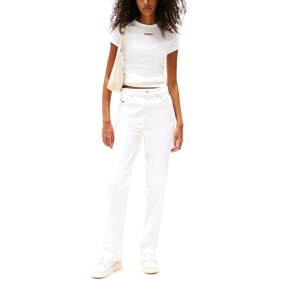 TOMMY HILFIGER TJW SLIM SCRIPT LABEL SS TEE E DW0DW21402 4