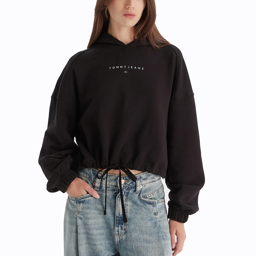 TOMMY HILFIGER TJW CRP LINEAR BLING HOODIE EX DW0DW21607 1