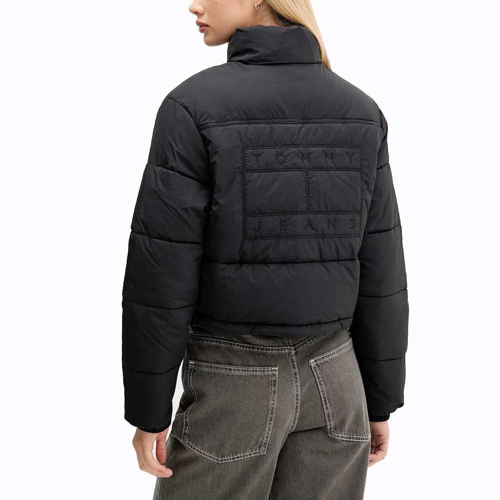 TOMMY HILFIGER TJW FLAG BACK CROP ESS PUFFER DW0DW21620 2