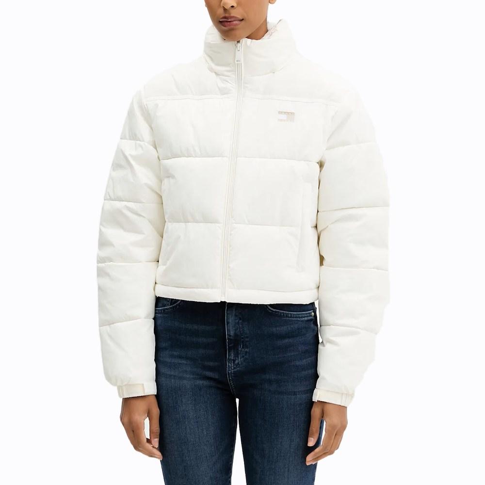TOMMY HILFIGER TJW FLAG BACK CROP ESS PUFFER DW0DW21620 1