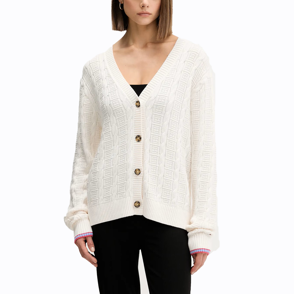 TOMMY HILFIGER TJW CABLE CARDIGAN DW0DW21681 1
