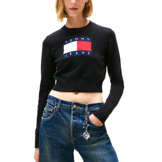 TOMMY HILFIGER TJW SPARKLE FLAG SWEATER EXT DW0DW21690
