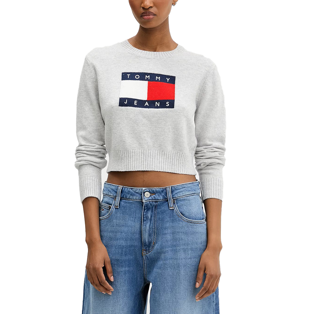 TOMMY HILFIGER TJW SPARKLE FLAG SWEATER EXT DW0DW21690 1
