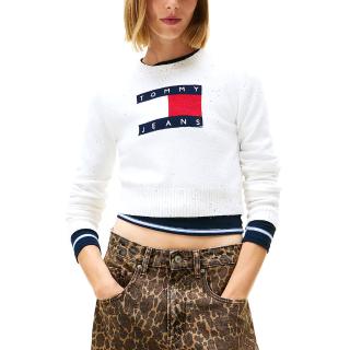 TOMMY HILFIGER TJW SPARKLE FLAG SWEATER EXT DW0DW21690