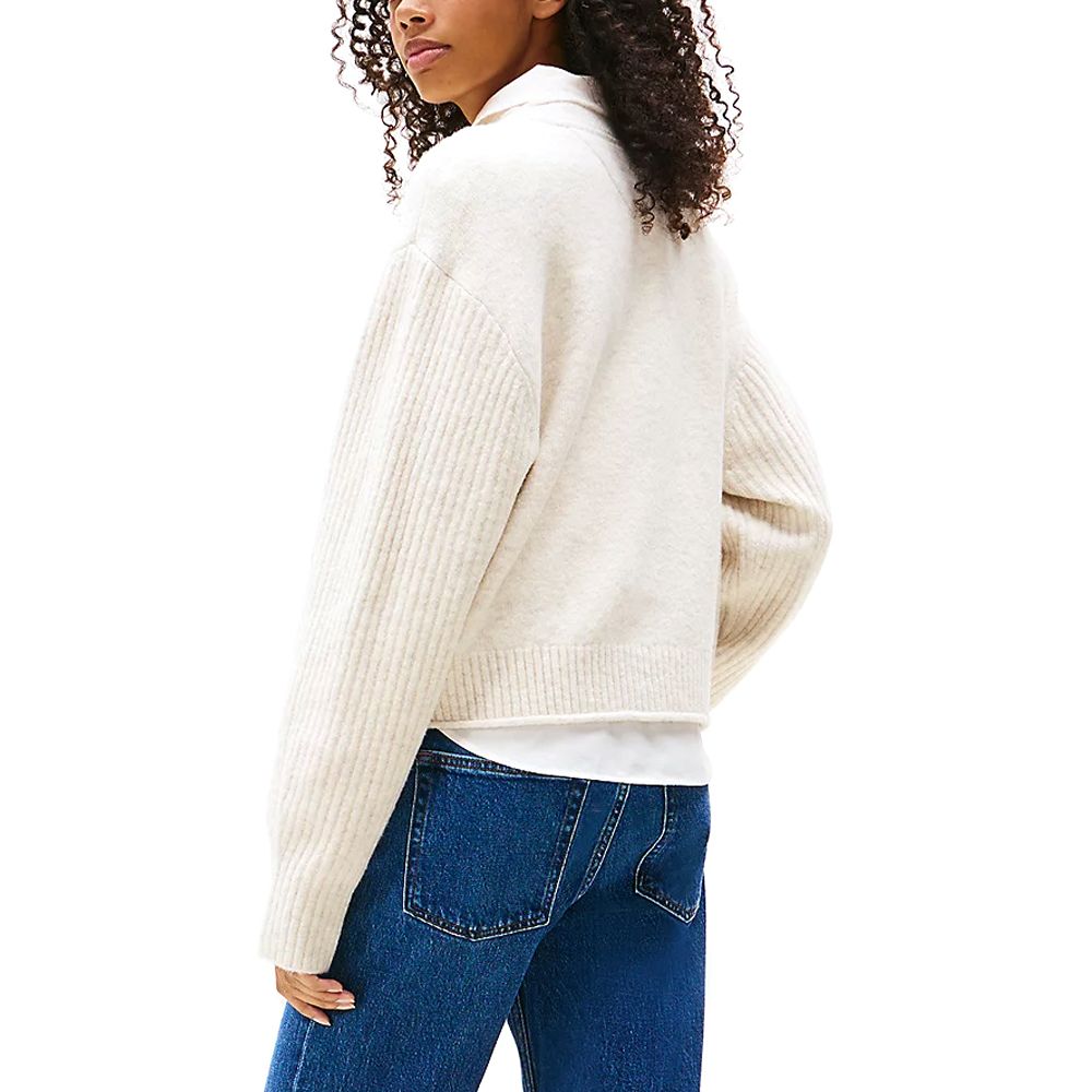 TOMMY HILFIGER TJW MELANGE FLAG SWEATER RIB E DW0DW21782 2