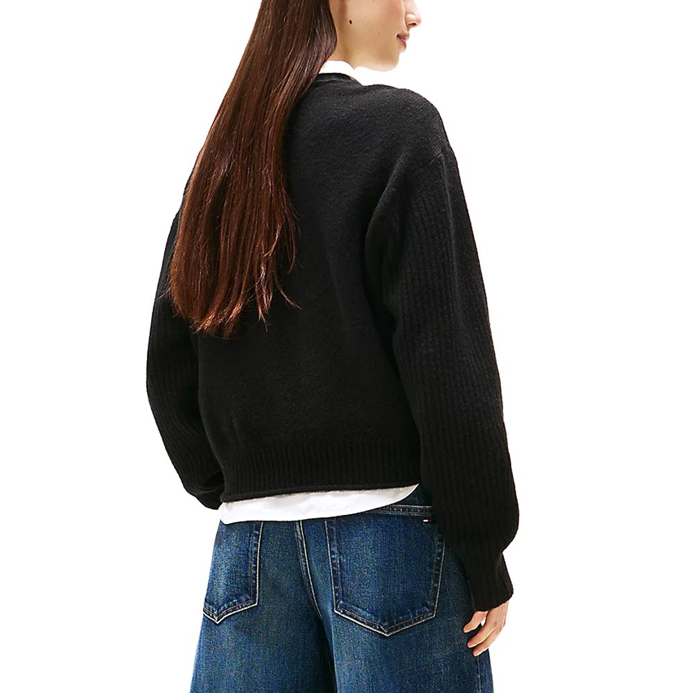 TOMMY HILFIGER TJW MELANGE FLAG SWEATER RIB E DW0DW21782 2