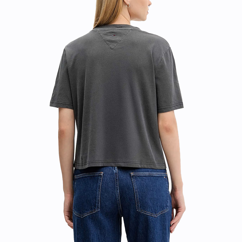 TOMMY HILFIGER TJW BXY LEOPARD VARSITY TEE DW0DW21957 2