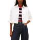 TOMMY HILFIGER OVSZ CROP TRCKR JCKT FLG BJ609 DW0DW21979 2