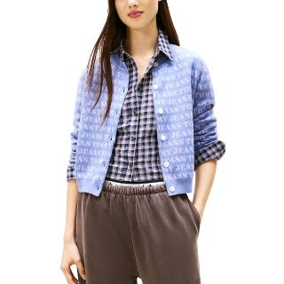 TOMMY HILFIGER TJW AOP CROP CREW CARDIGAN DW0DW22030