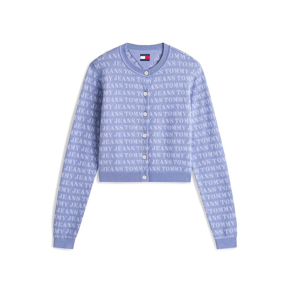 TOMMY HILFIGER TJW AOP CROP CREW CARDIGAN DW0DW22030 4