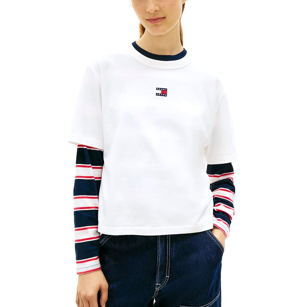 TOMMY HILFIGER TJW BXY BADGE TEE EXT DW0DW22202 1