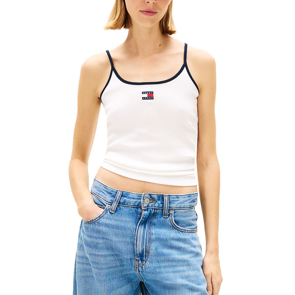 TOMMY HILFIGER TJW SLIM BADGE STRAPPY TOP DW0DW22261 1