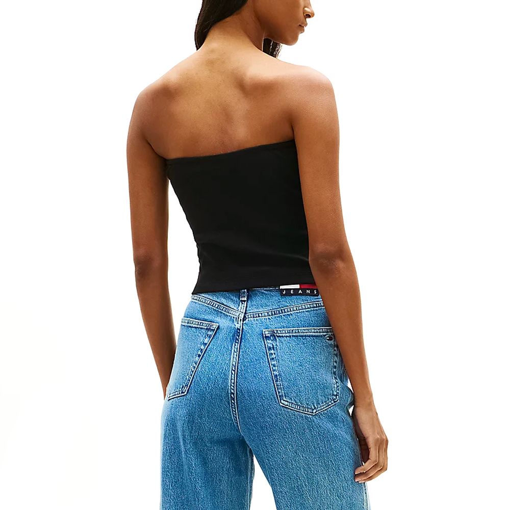 TOMMY HILFIGER TJW SLIM SH BANDEAU RIB TOP DW0DW22263 2