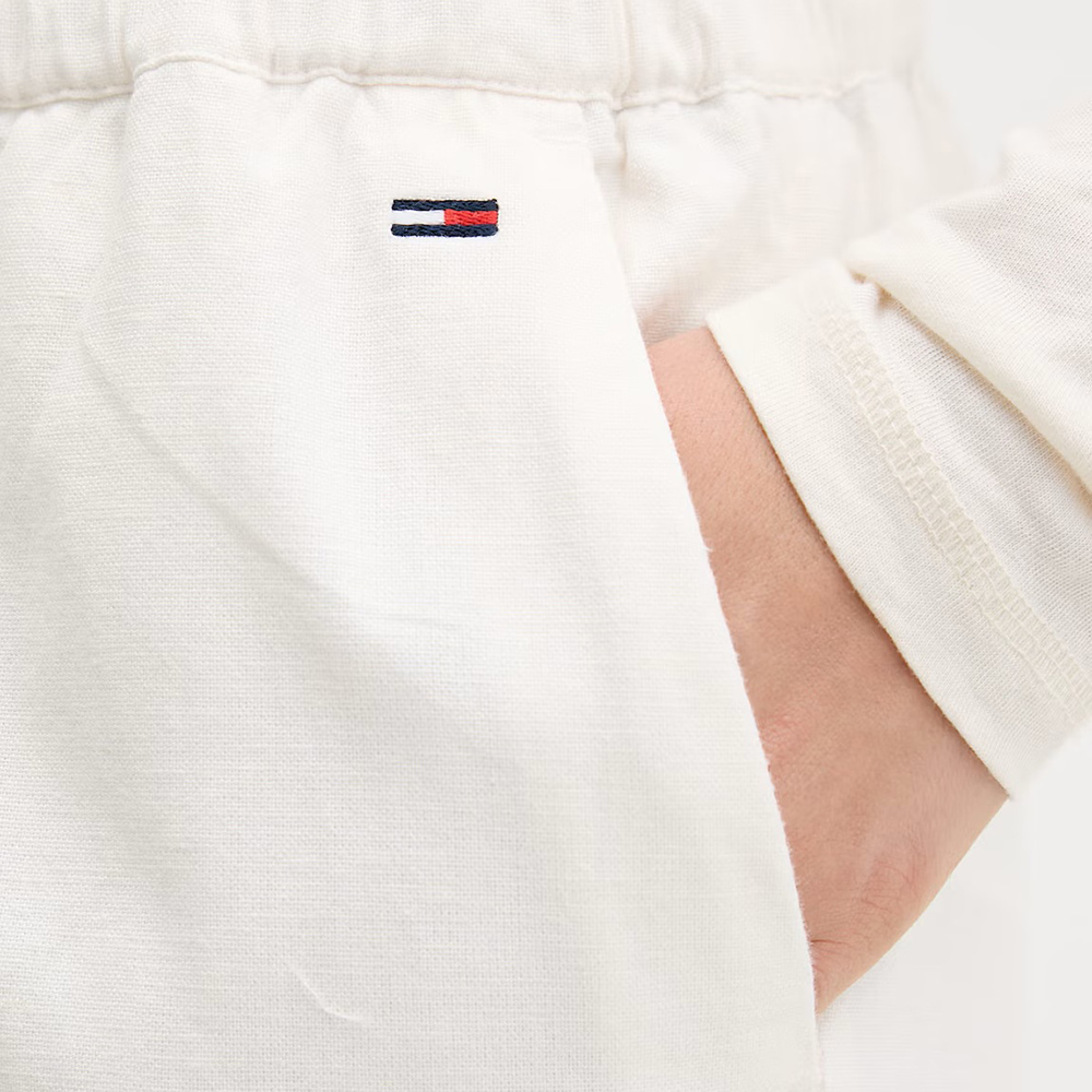 TOMMY HILFIGER TJW BRODERIE LINEN PANTS DW0DW22287 3