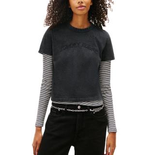 TOMMY HILFIGER TJW REG GMD VARSITY SS TEE DW0DW22458