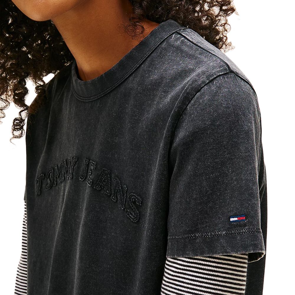 TOMMY HILFIGER TJW REG GMD VARSITY SS TEE DW0DW22458 3