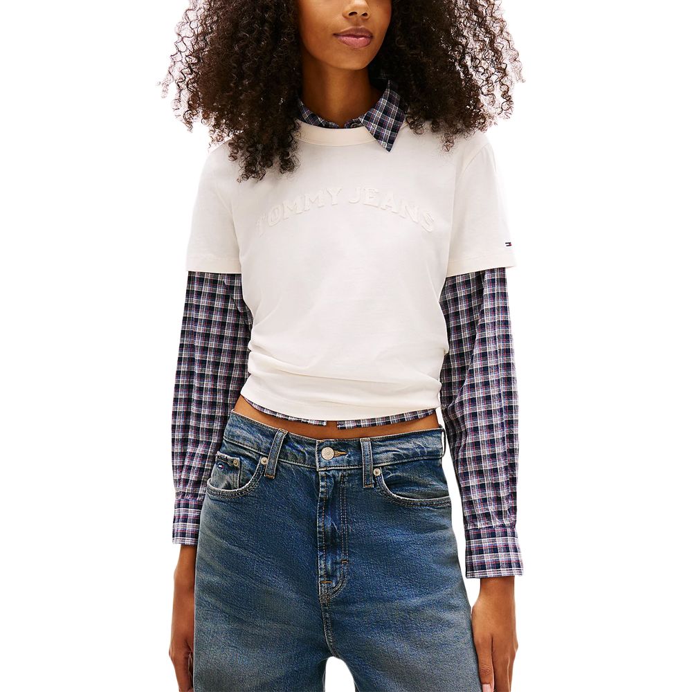 TOMMY HILFIGER TJW REG GMD VARSITY SS TEE DW0DW22458 1