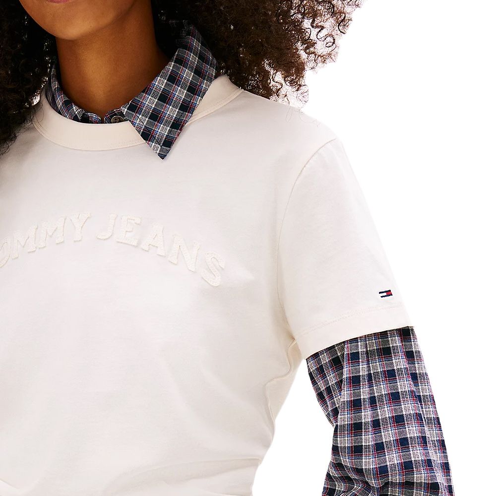 TOMMY HILFIGER TJW REG GMD VARSITY SS TEE DW0DW22458 3