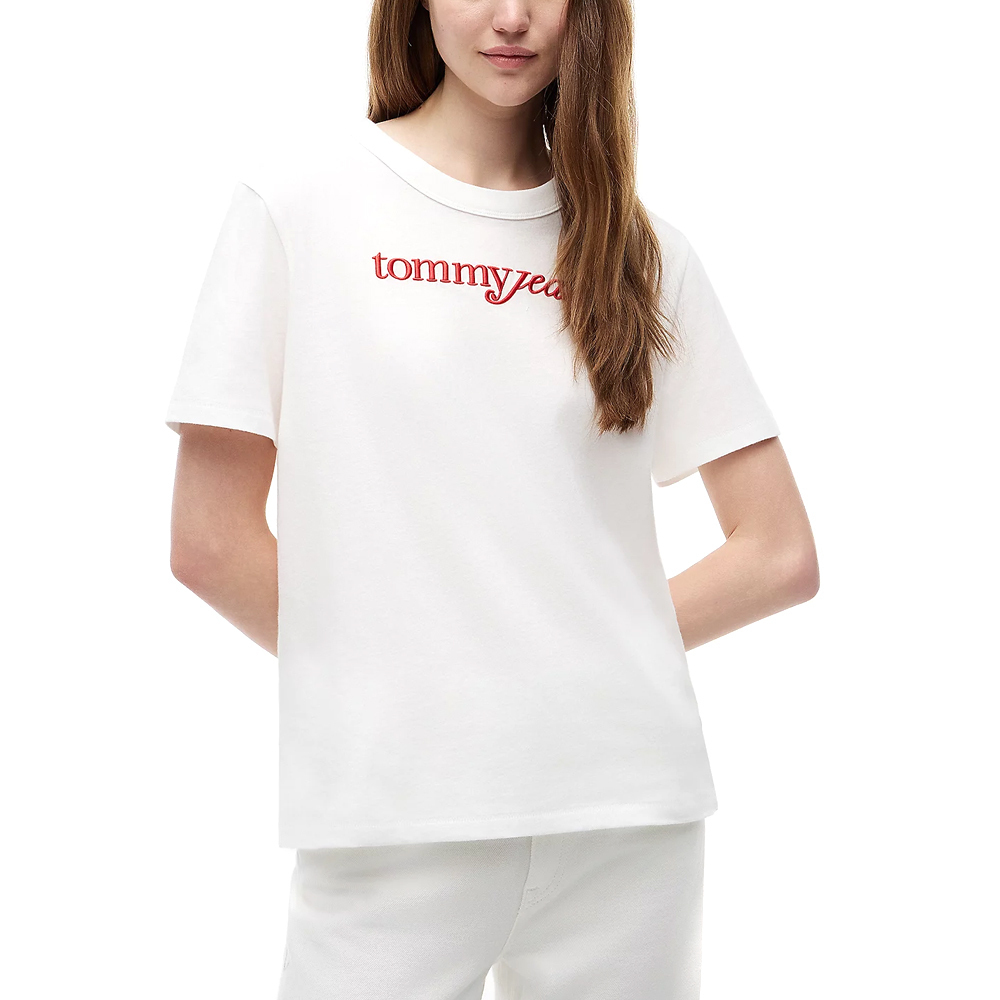 TOMMY HILFIGER TJW RLX SCRIPT SS TEE DW0DW22812 1