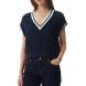 TOMMY HILFIGER TJW TIPPING V NECK CABLE VEST DW0DW22927 1