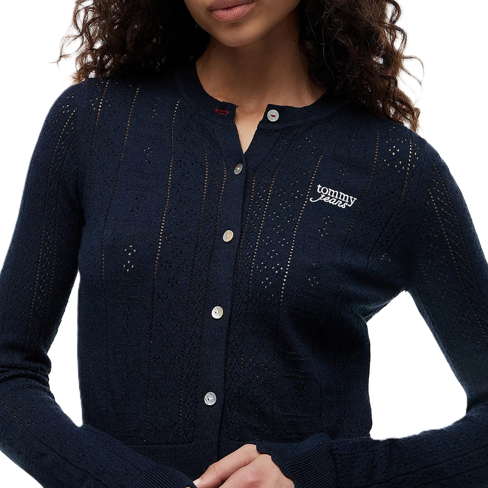 TOMMY HILFIGER TJW POINTELLE CARDIGAN DW0DW22931 3