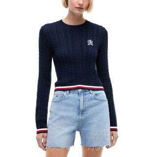 TOMMY HILFIGER TJW RWB TIPPING SWEATER DW0DW22933