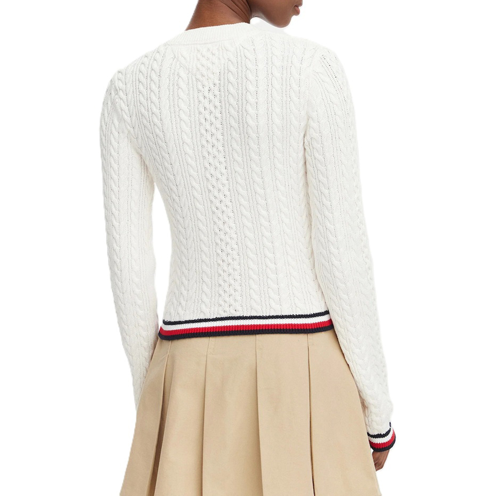TOMMY HILFIGER TJW RWB TIPPING SWEATER DW0DW22933 2