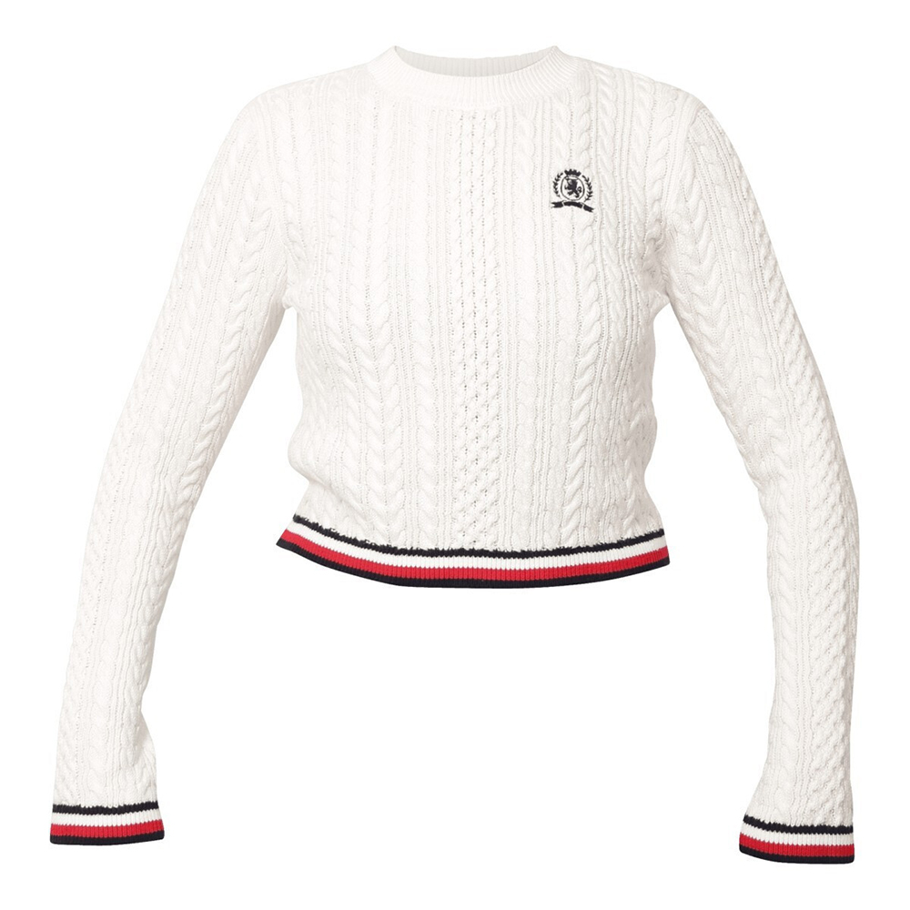 TOMMY HILFIGER TJW RWB TIPPING SWEATER DW0DW22933 4