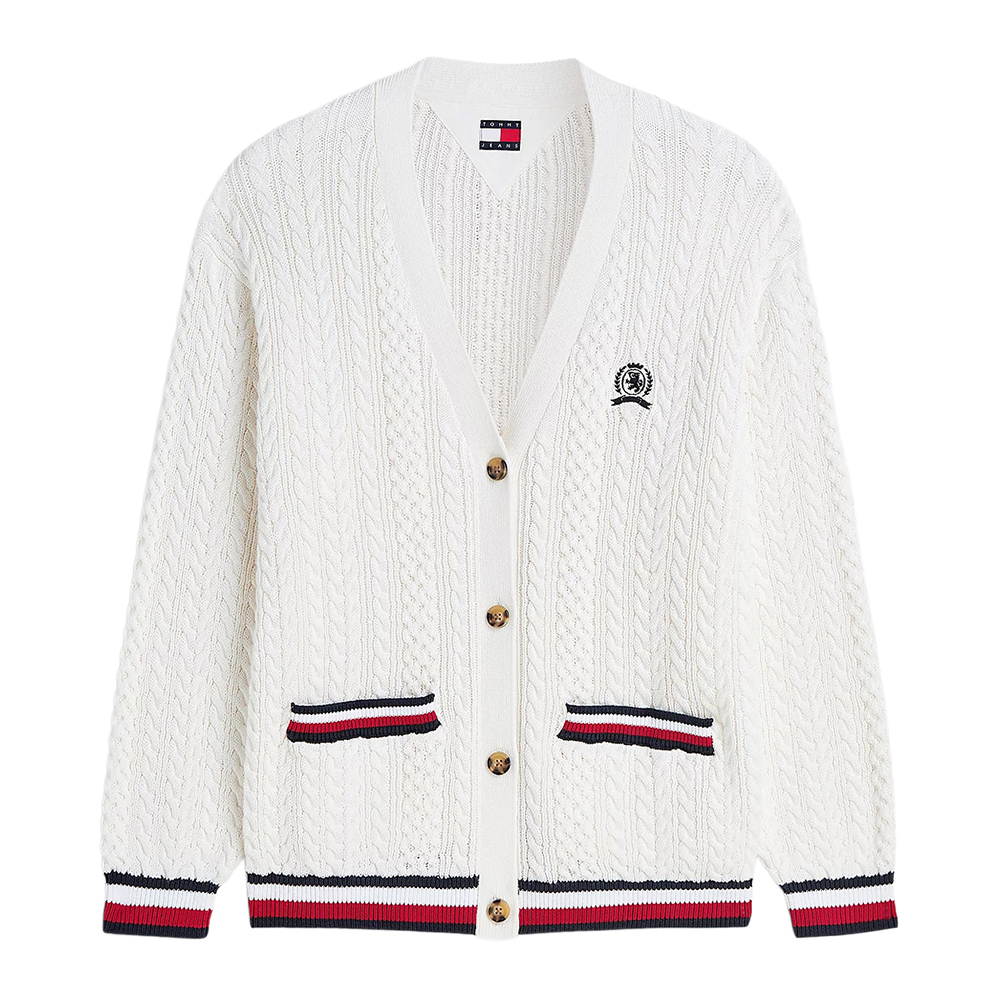 TOMMY HILFIGER TJW RWB TIPPING OVS CARDIGAN DW0DW22934 4